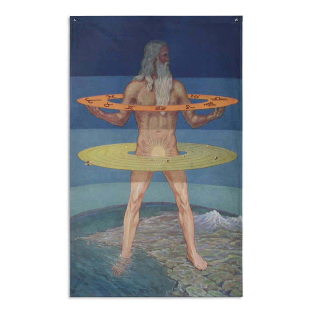Grand Man of the Zohar Banner Flag: Knapp Hanging Wall Flag, 34.5 x 56 in
