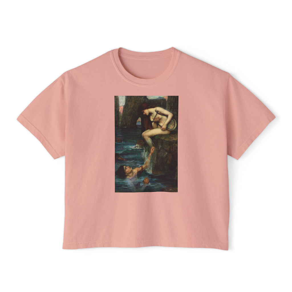 Shipwrecked Boxy Tee in Peachy