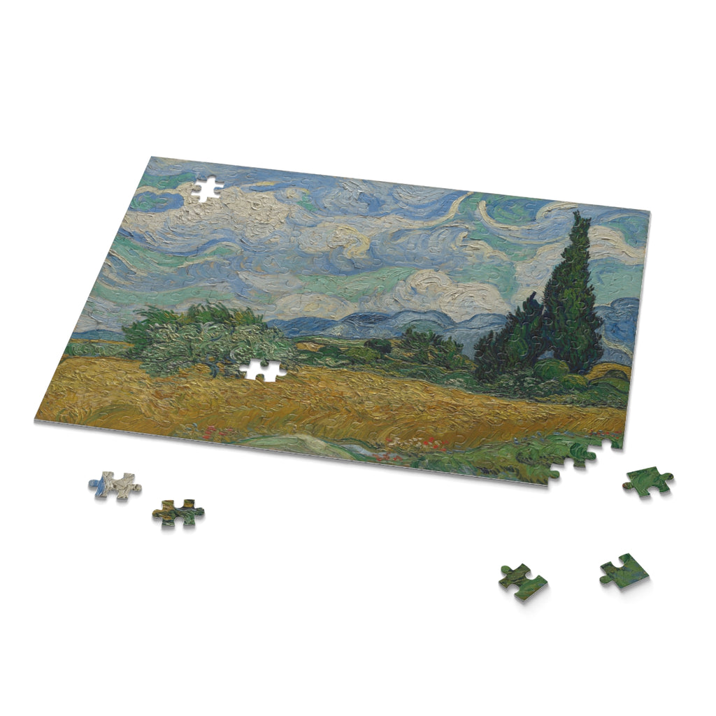 Vincent van Gogh 'Wheat Field with Cypresses' Jigsaw Puzzle