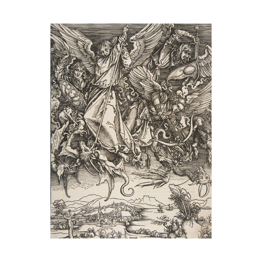 Albrecht Dürer 'Saint Michael Fighting the Dragon' Poster