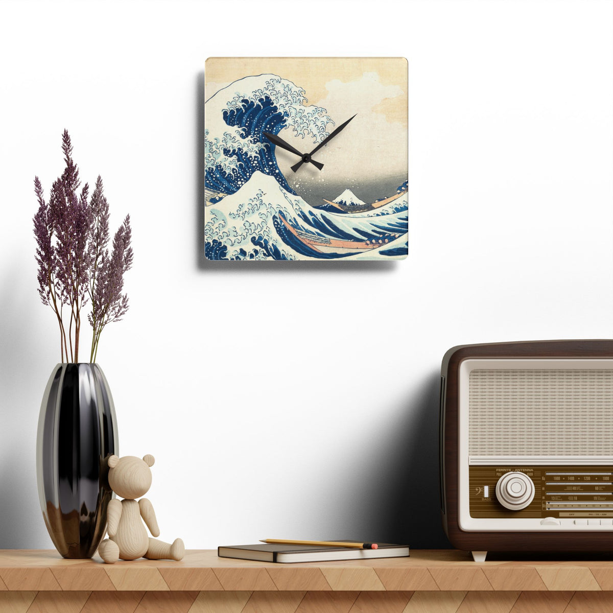 Hokusai 'The Great Wave off Kanagawa' Wall Clock