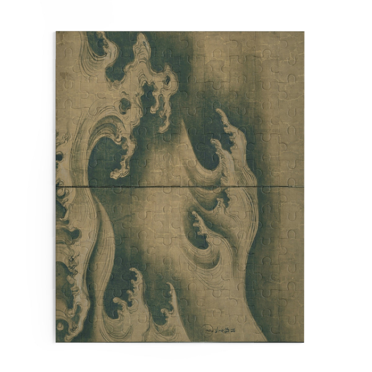 Ogata Kōrin 'Rough Waves' Jigsaw Puzzle