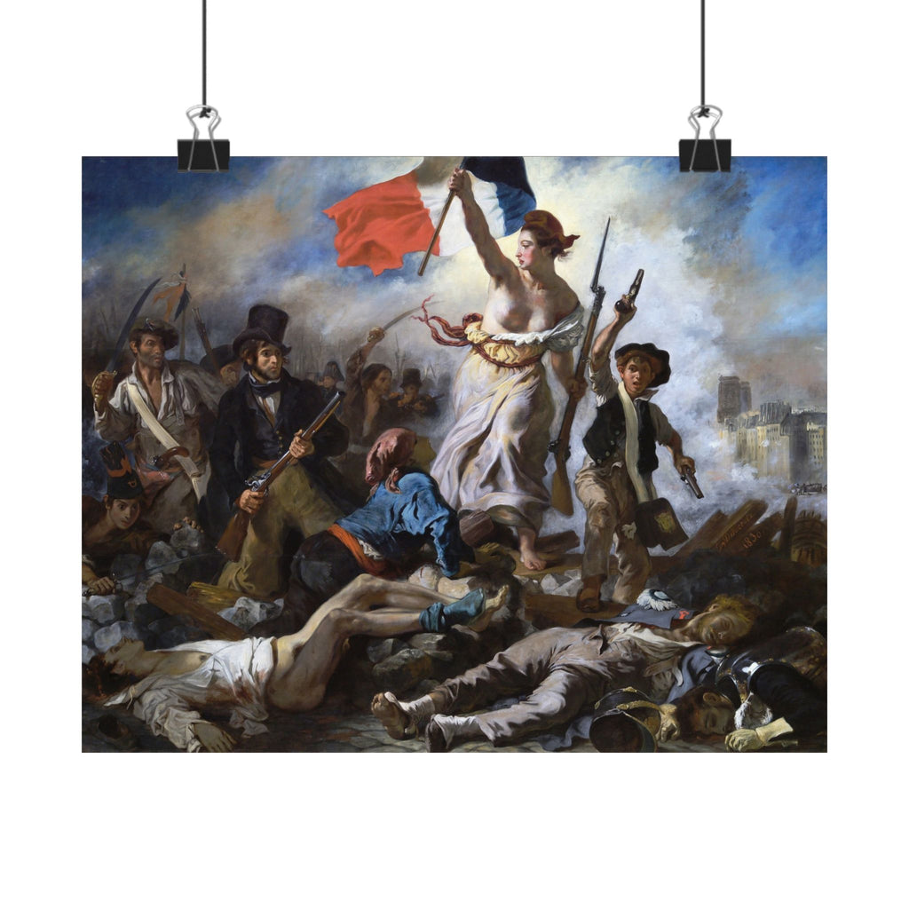 Eugène Delacroix 'Liberty Leading the People' Poster