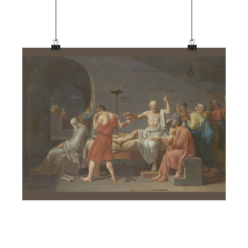 Jacques-Louis David 'The Death of Socrates' Poster