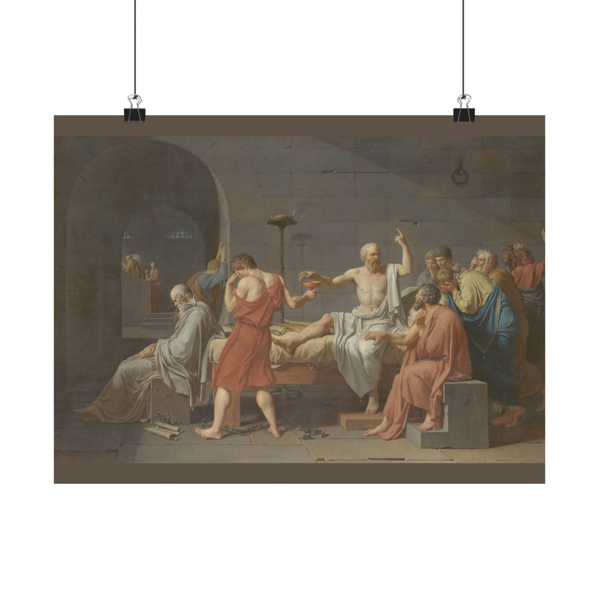 Jacques-Louis David 'The Death of Socrates' Poster