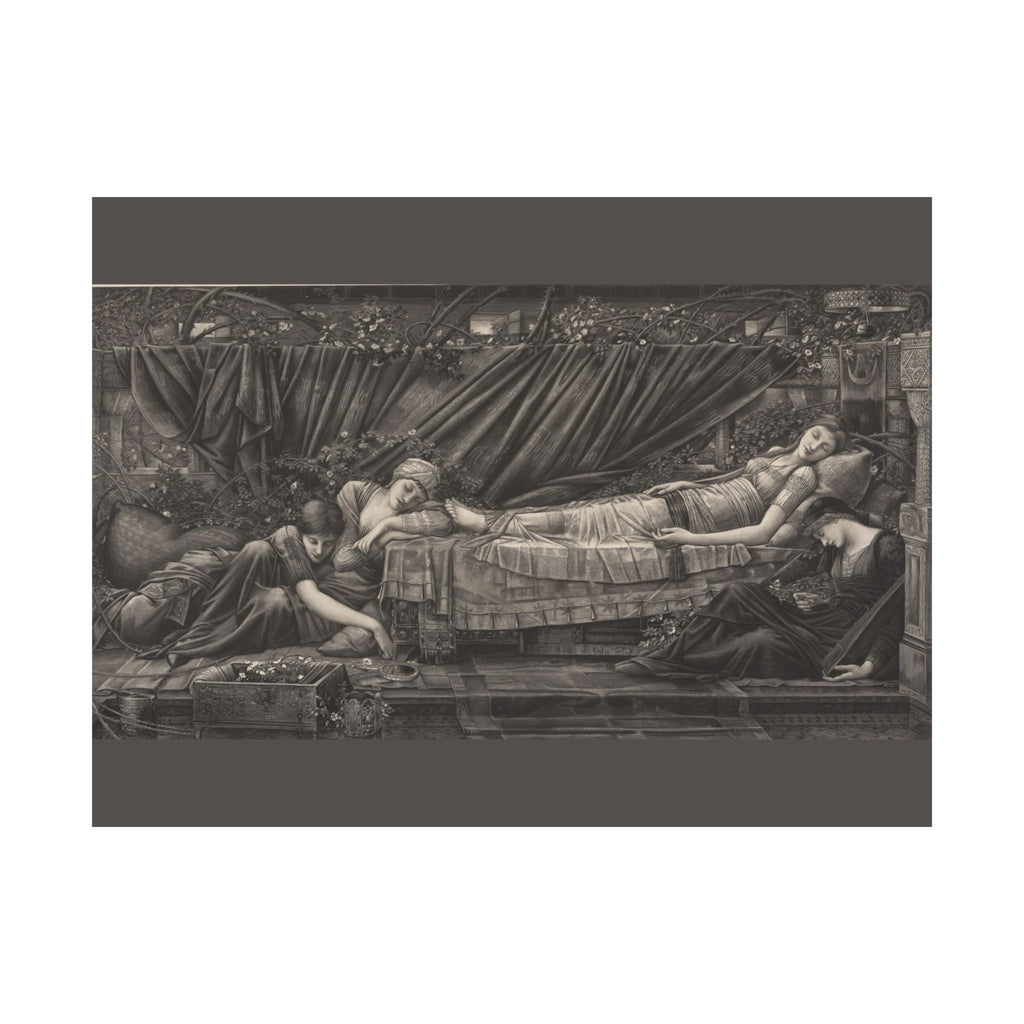 Edward Burne-Jones 'The Rose Bower, The Legend of the Briar Rose' Poster