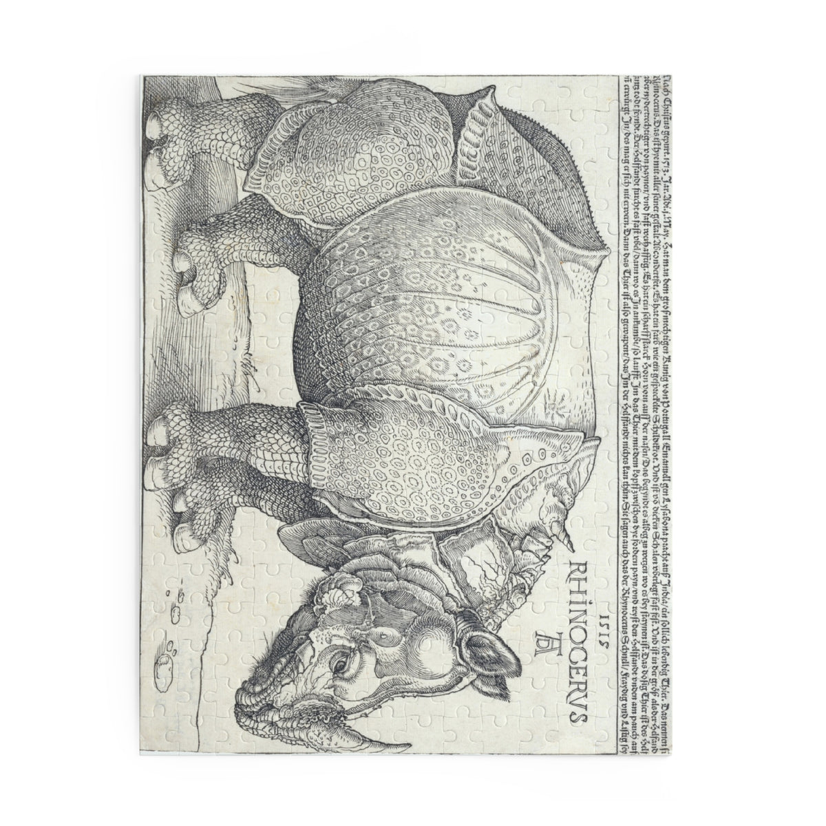 Albrecht Dürer 'The Rhinoceros' Jigsaw Puzzle