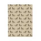 Tiger Pattern Velveteen Plush Blanket
