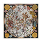 Northern Hemisphere Star Map Altar Cloth: Antique Constellation Engraving