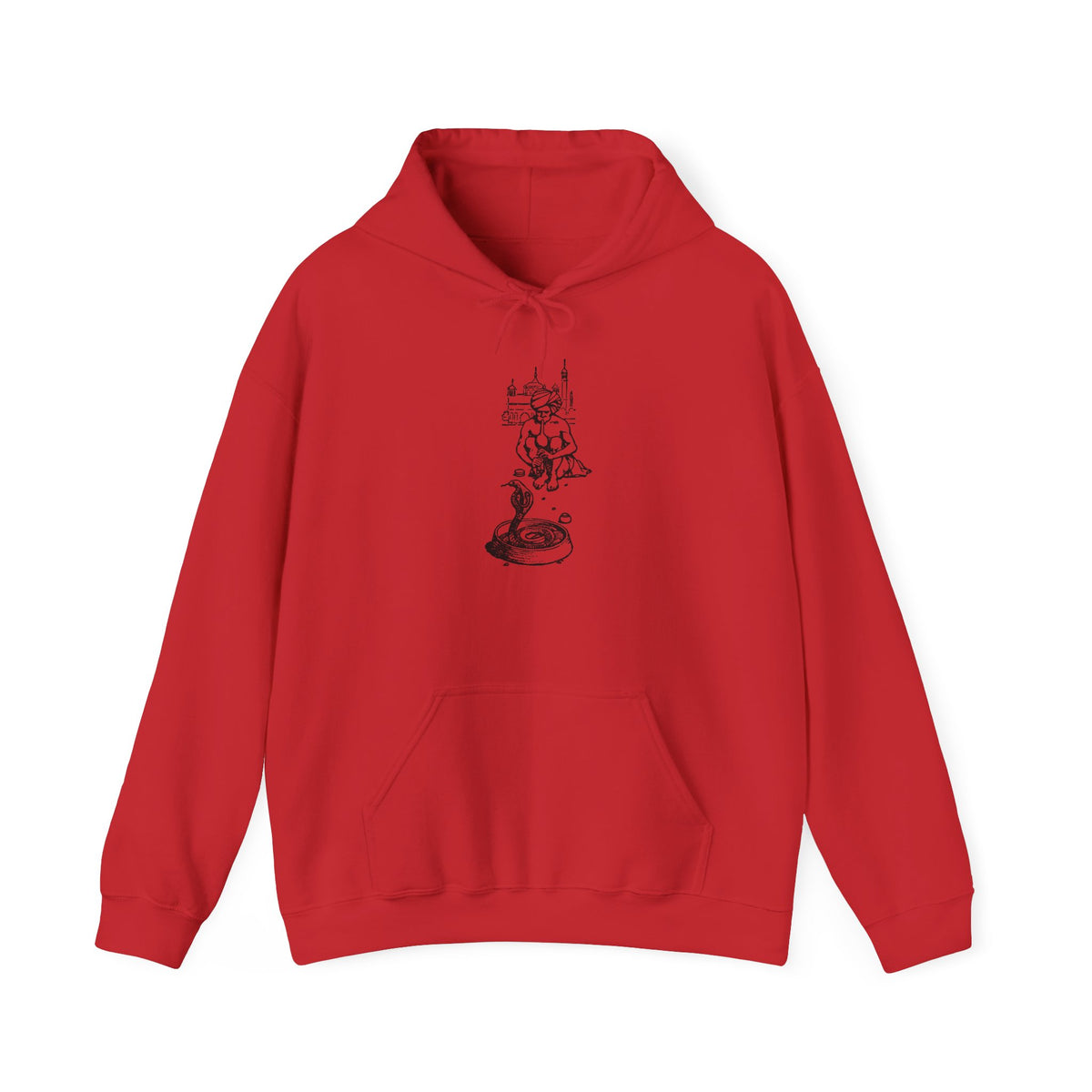 Snake Charmer Hoodie in Red