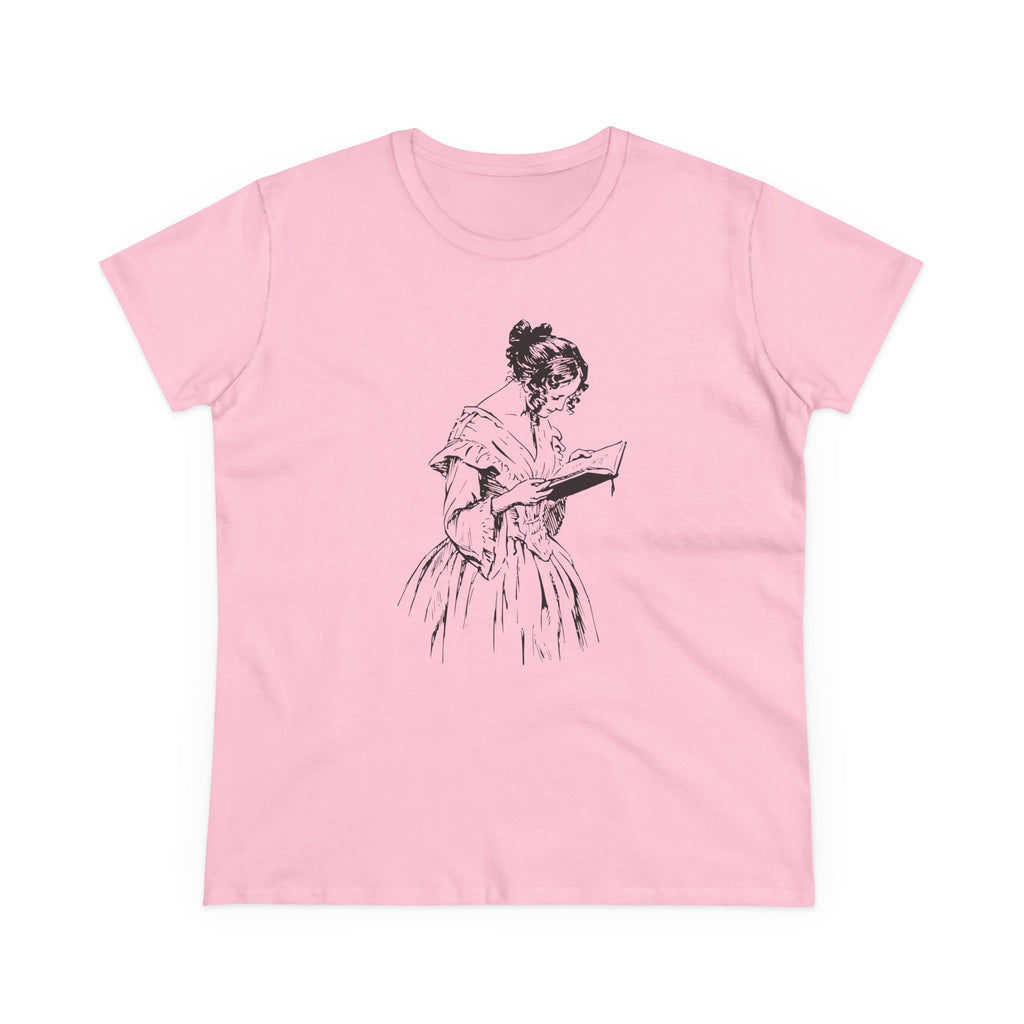 The Reader Tee in Light Pink