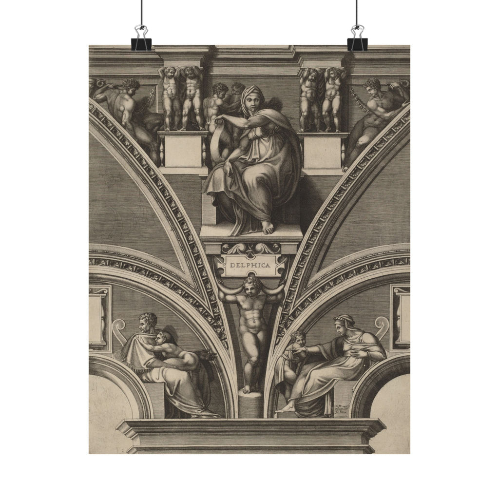 Giorgio Ghisi 'The Delphic Sibyl' Poster