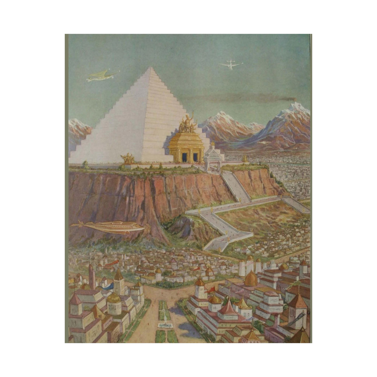 J. Augustus Knapp 'The Atlantean Temple' Poster