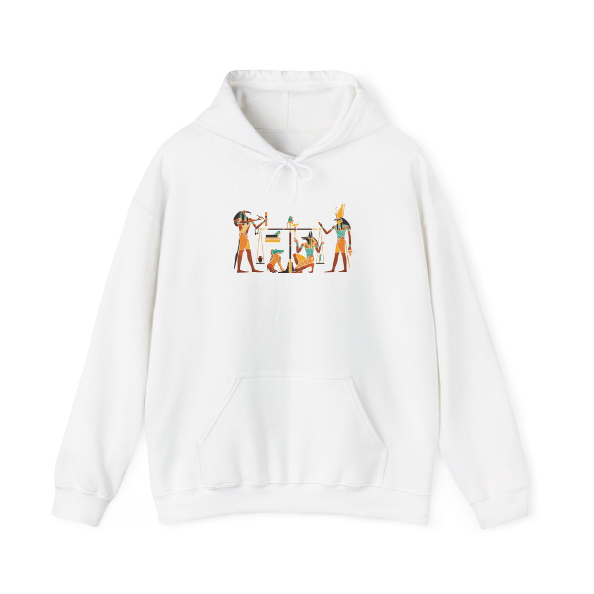 Hieroglyphs Hoodie in White