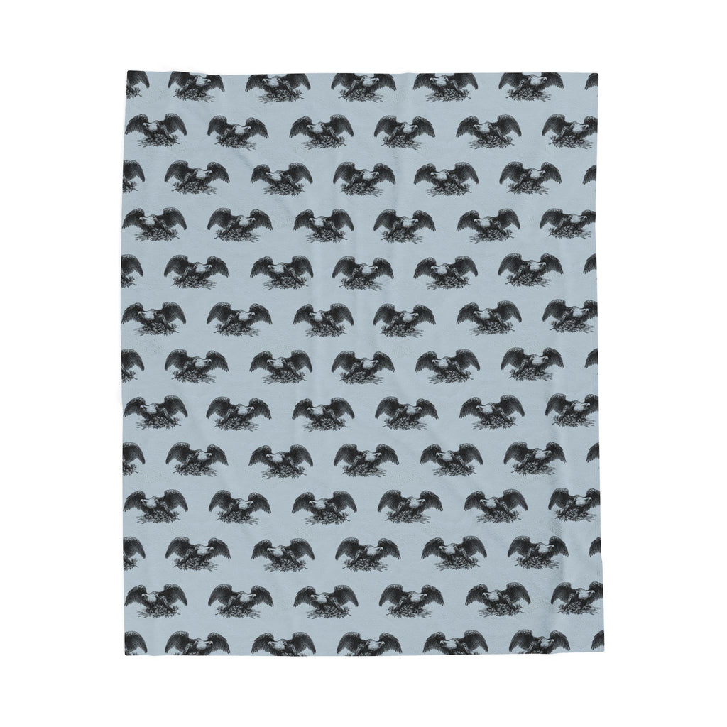 War Eagle Pattern Velveteen Plush Blanket