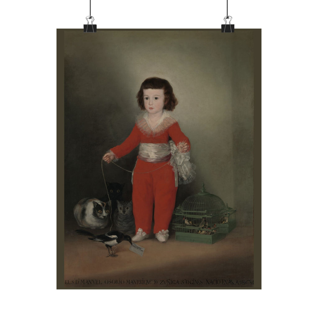 Francisco Goya 'The Red Boy' Poster