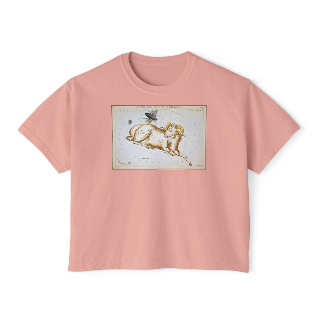 Aries Zodiac Boxy Tee