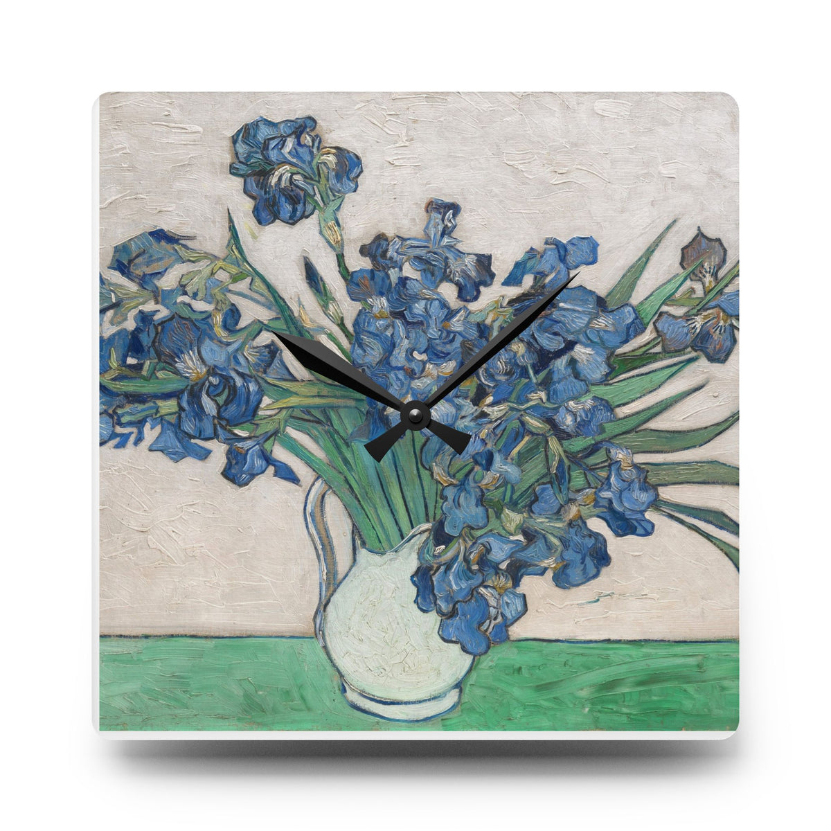 Vincent van Gogh 'Irises' Wall Clock