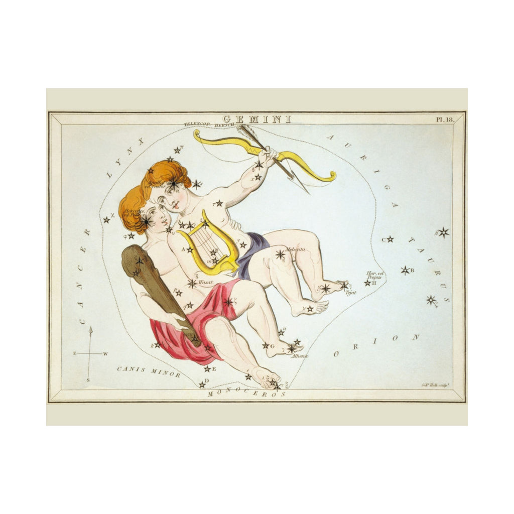 Sidney Hall 'Gemini' Poster