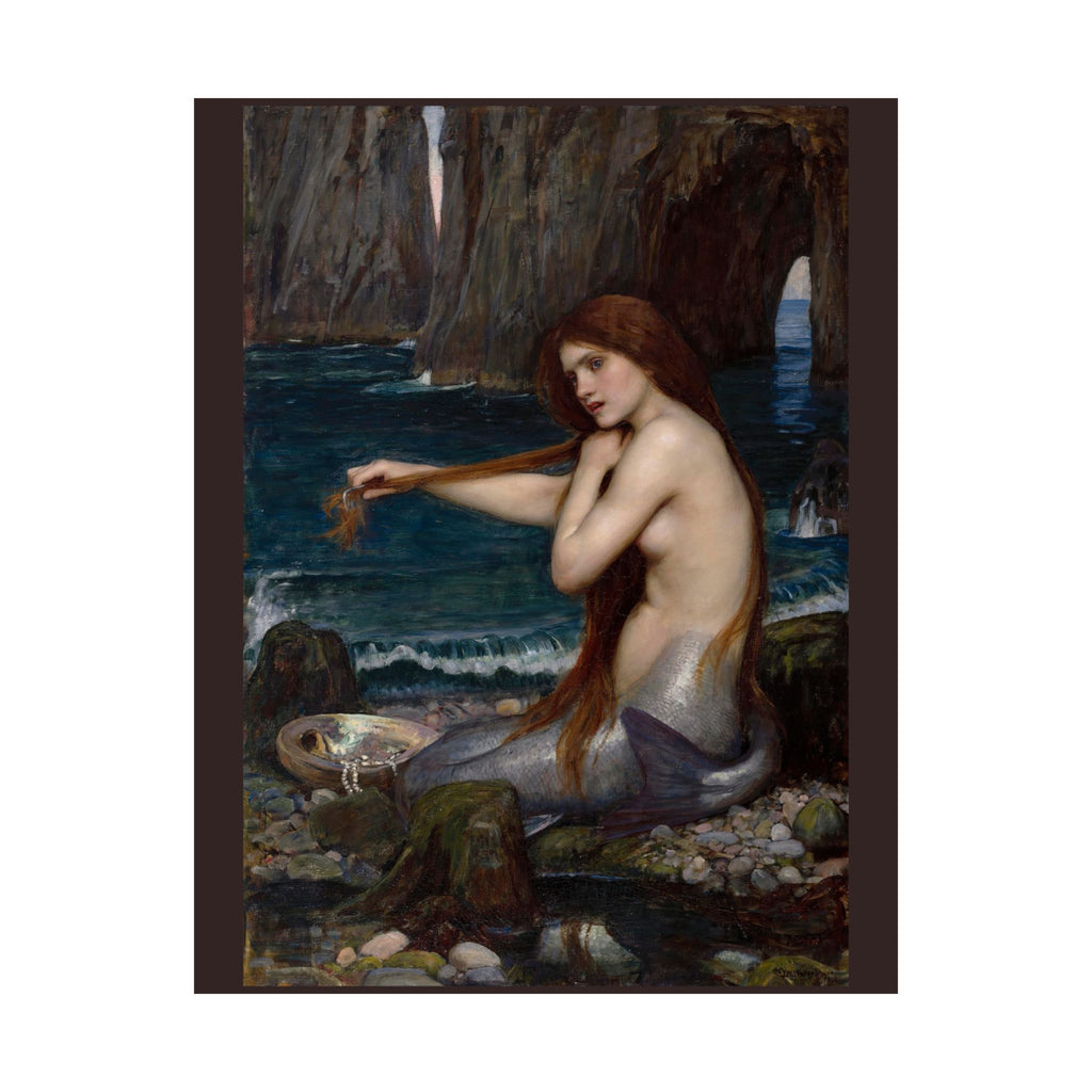 John William Waterhouse 'A Mermaid' Poster