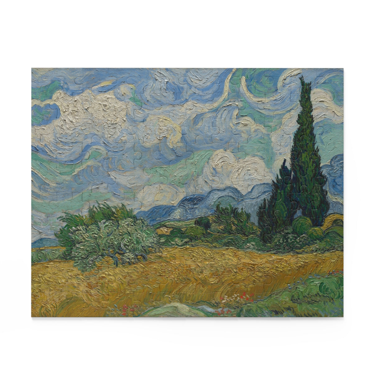 Vincent van Gogh 'Wheat Field with Cypresses' Jigsaw Puzzle