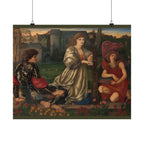 Edward Burne-Jones 'The Love Song' Poster