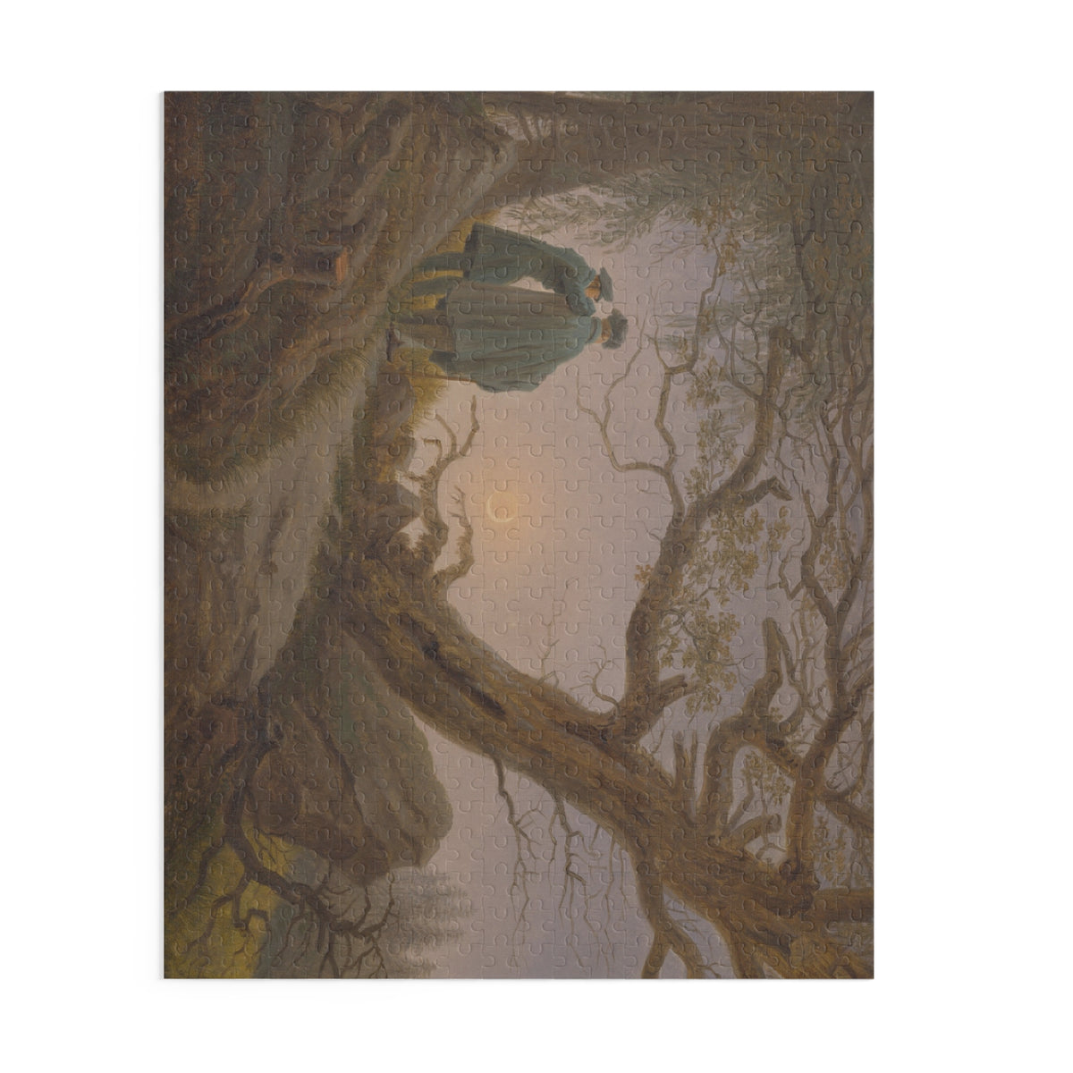 Caspar David Friedrich 'Two Men Contemplating the Moon' Jigsaw Puzzle