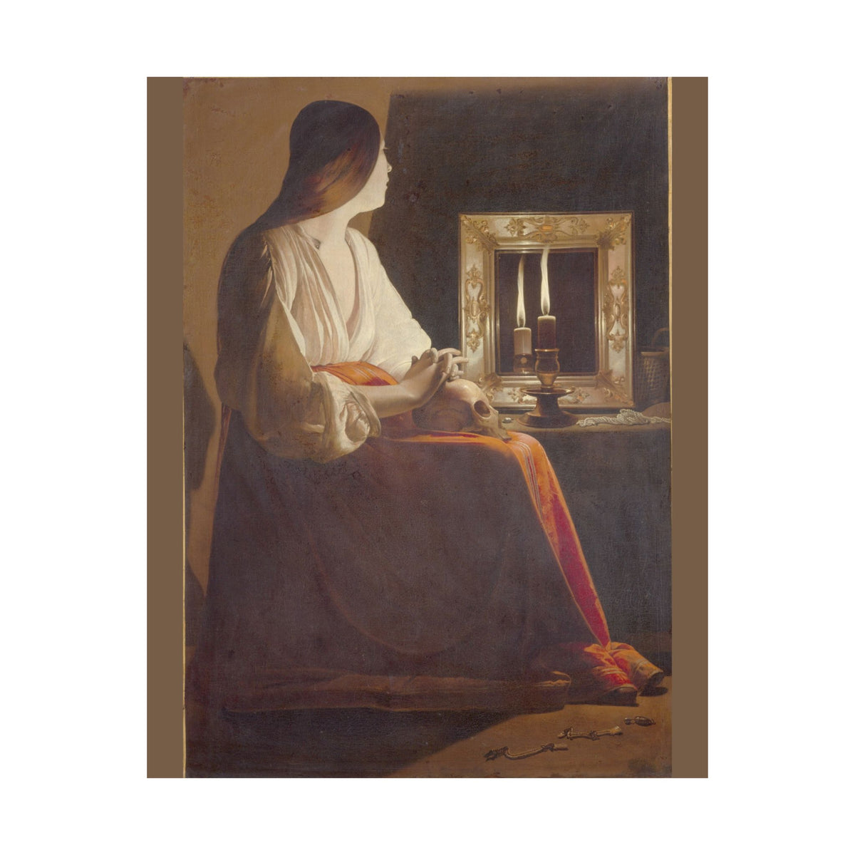 Georges de La Tour 'The Penitent Magdalen' Poster