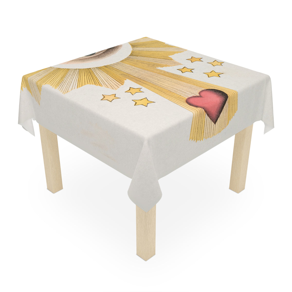 All-Seeing Eye Altar Cloth: Antique Eye of Providence Illustration