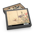Kitagawa Utamaro 'Red Dragonfly and Locust' Jigsaw Puzzle