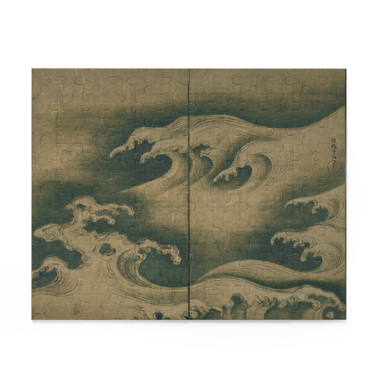 Ogata Kōrin 'Rough Waves' Jigsaw Puzzle