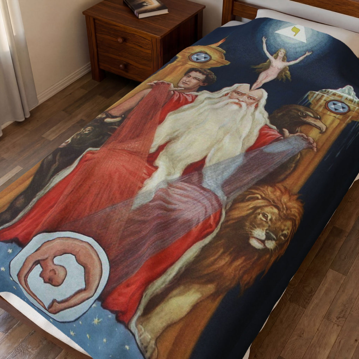 The Ancient of Ancients Velveteen Plush Blanket