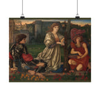 Edward Burne-Jones 'The Love Song' Poster