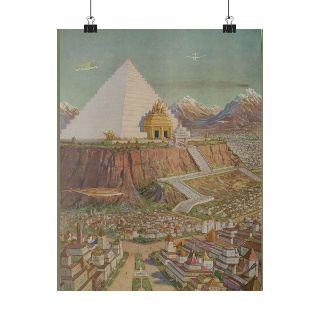 J. Augustus Knapp 'The Atlantean Temple' Poster