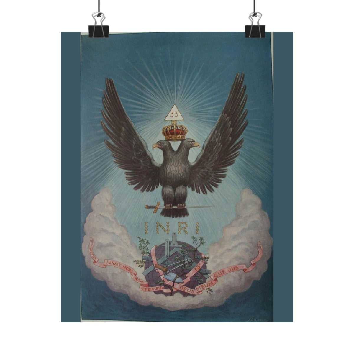 J. Augustus Knapp 'The Supreme Symbol' Poster
