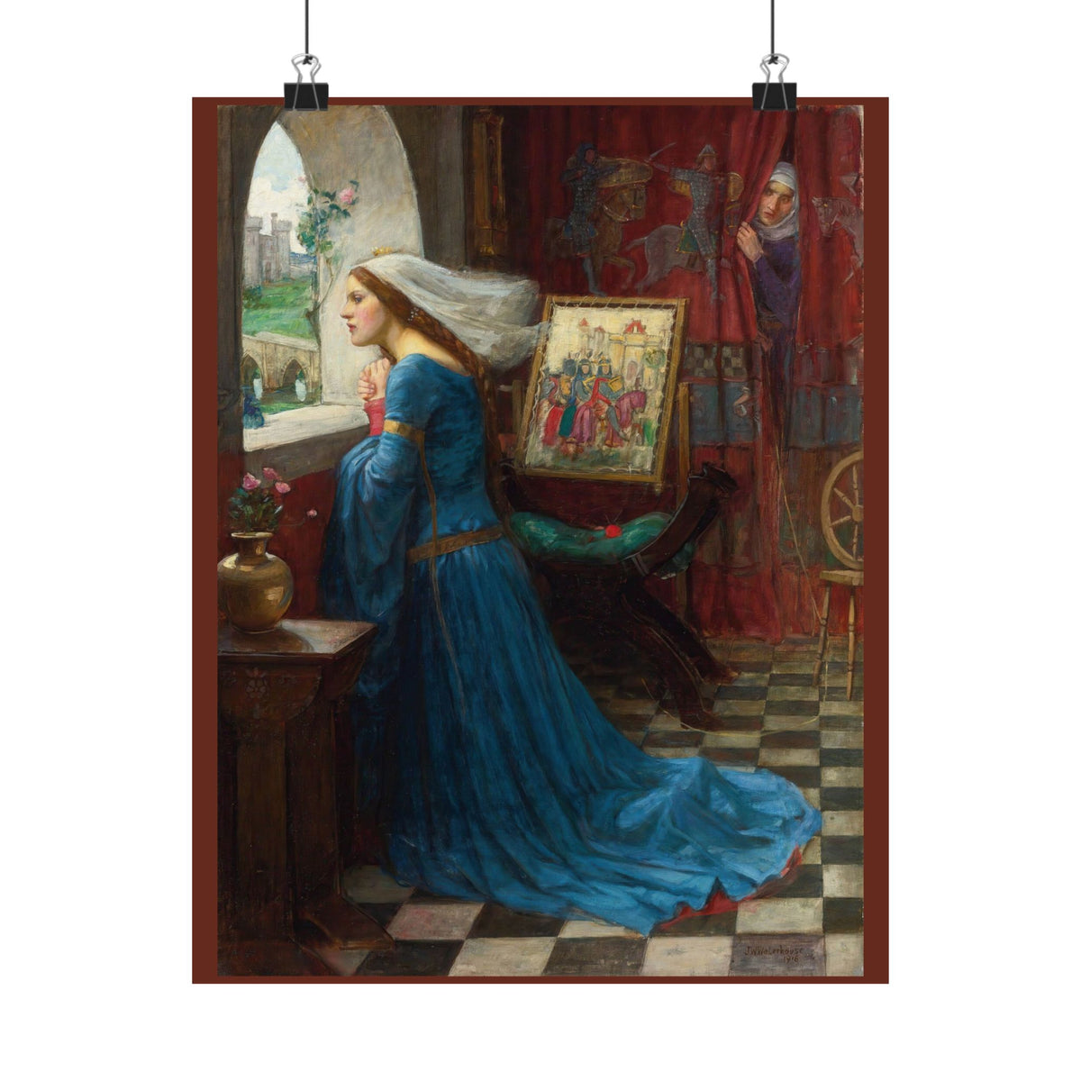 John William Waterhouse 'Fair Rosamund' Poster