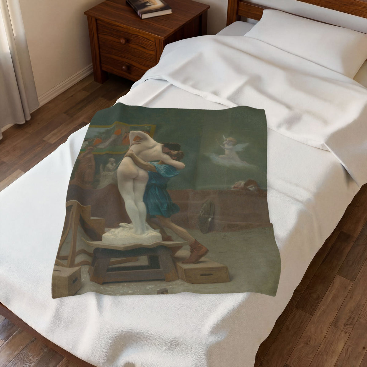 Pygmalion and Galatea Velveteen Plush Blanket