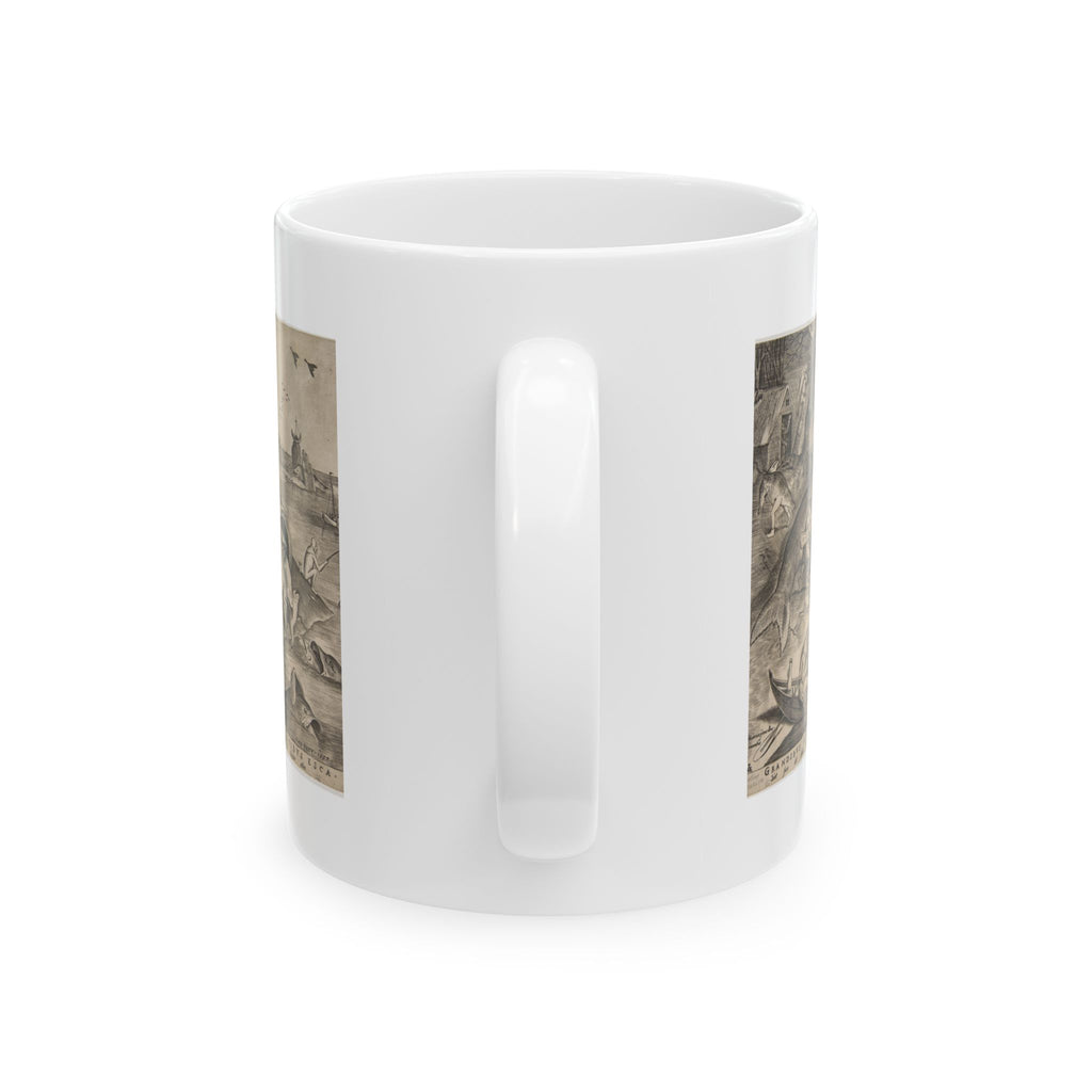 Big Fish Eat Little Fish Mug