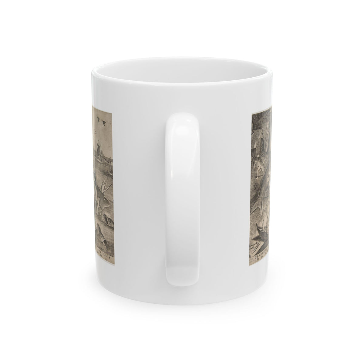 Big Fish Eat Little Fish Mug