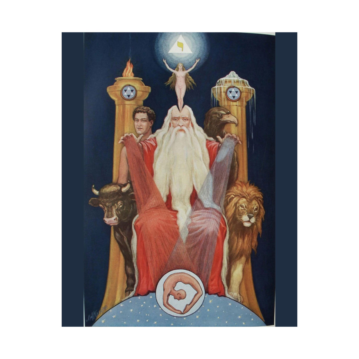 J. Augustus Knapp 'The Ancient of Ancients' Poster