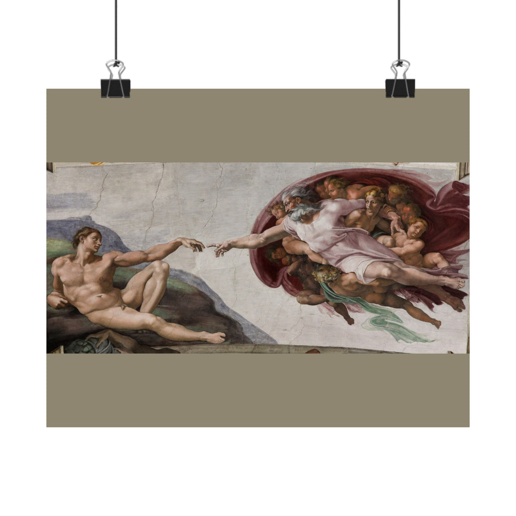 Michelangelo 'The Creation of Adam' Poster