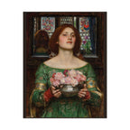 John William Waterhouse 'Gather Ye Rosebuds While Ye May' Poster