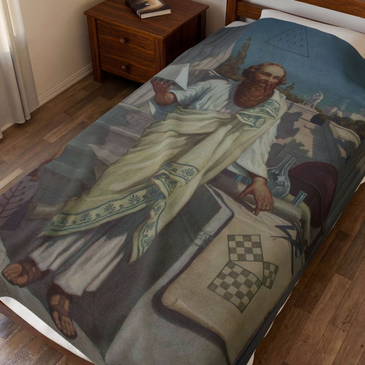 Pythagoras Velveteen Plush Blanket