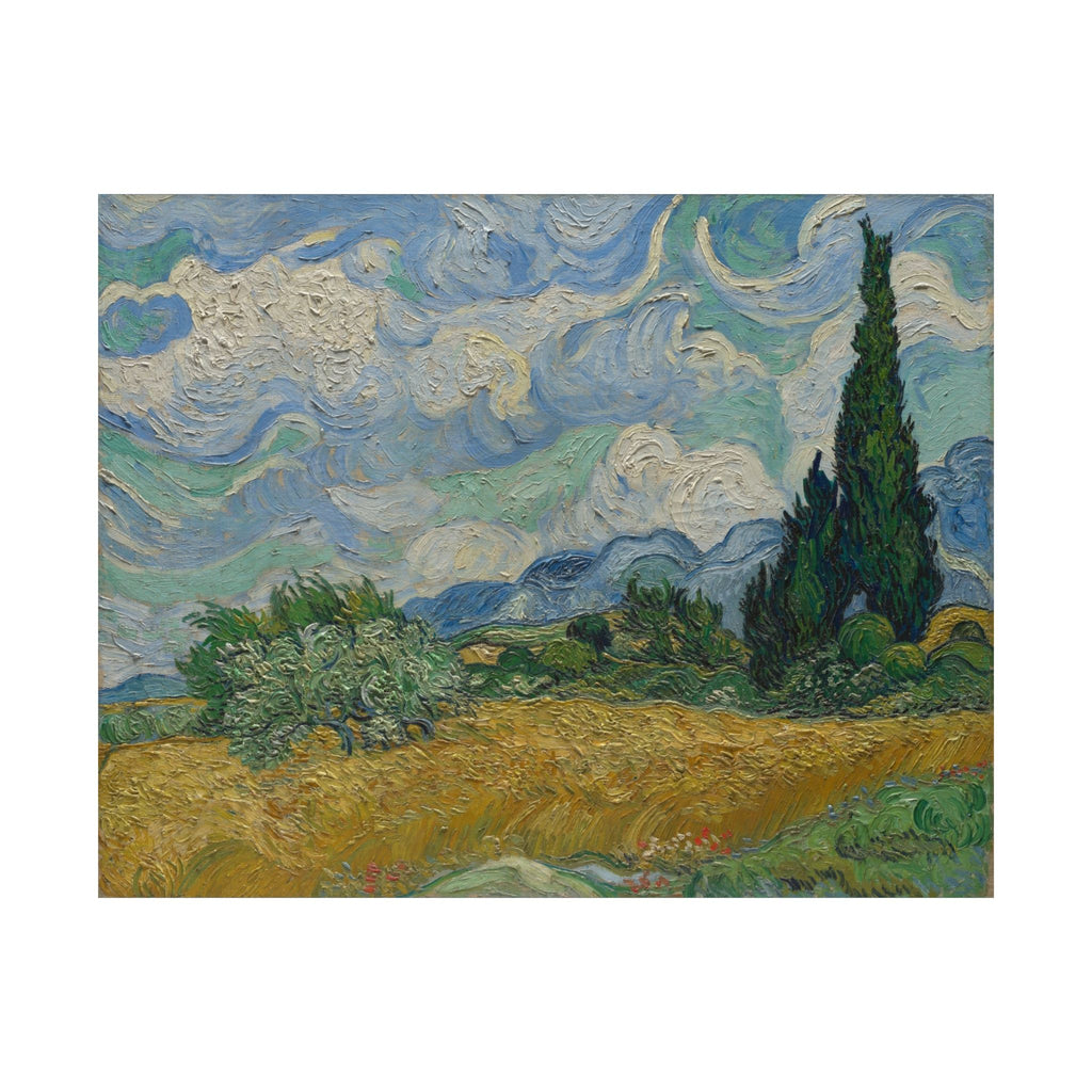 Vincent van Gogh 'Wheat Field with Cypresses' Poster