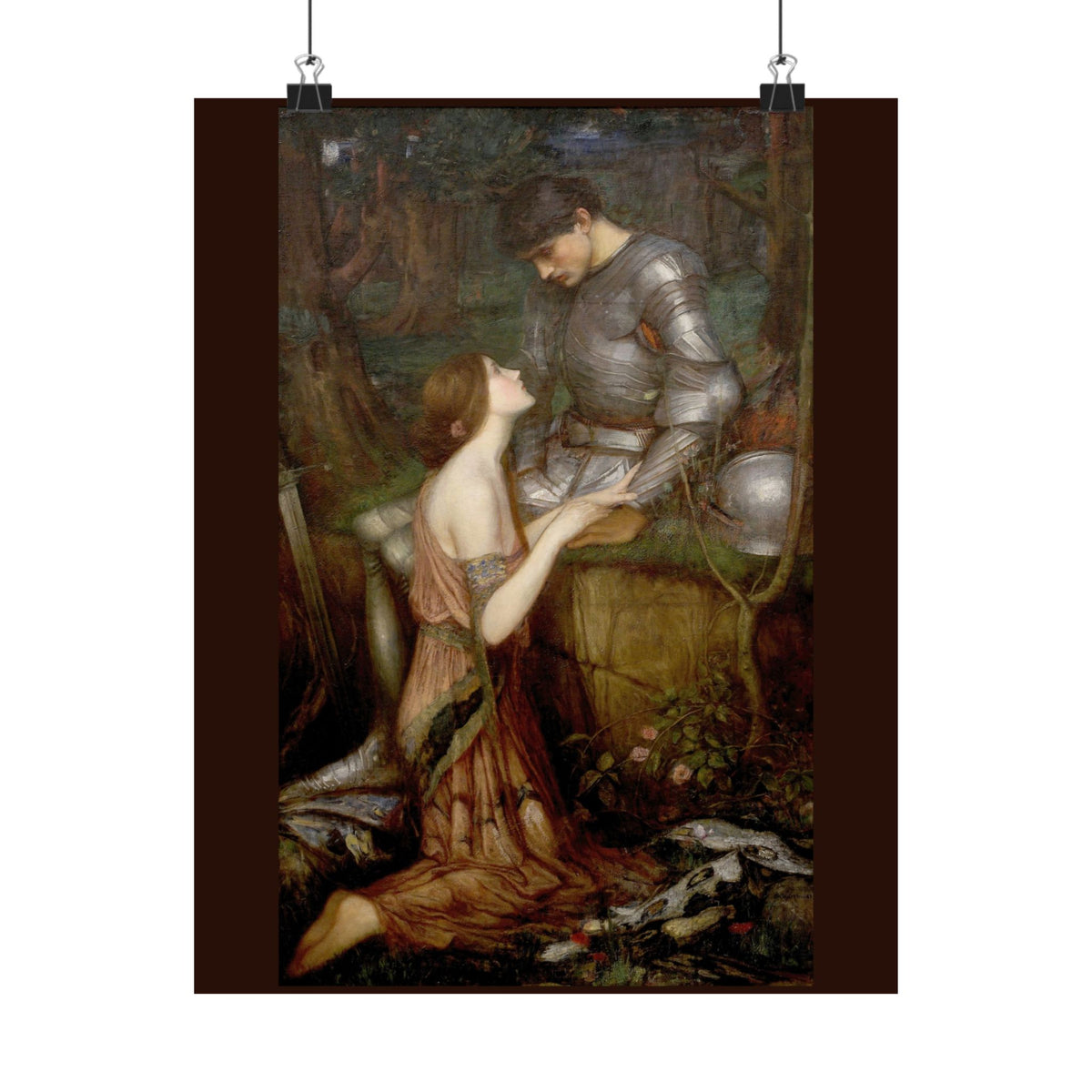 John William Waterhouse 'Lamia and the Soldier' Poster