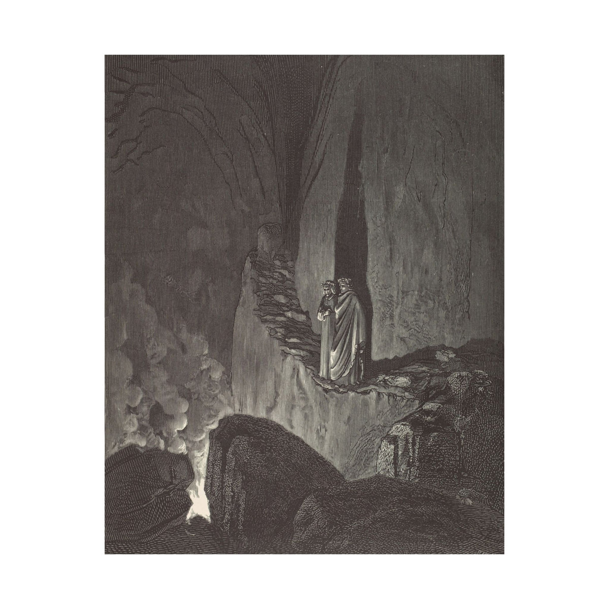 Gustave Doré 'The Vision of Hell' Poster