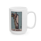 The Hermit tarot card mug, Rider-Waite-Smith design, ceramic 11oz/15oz, view 3