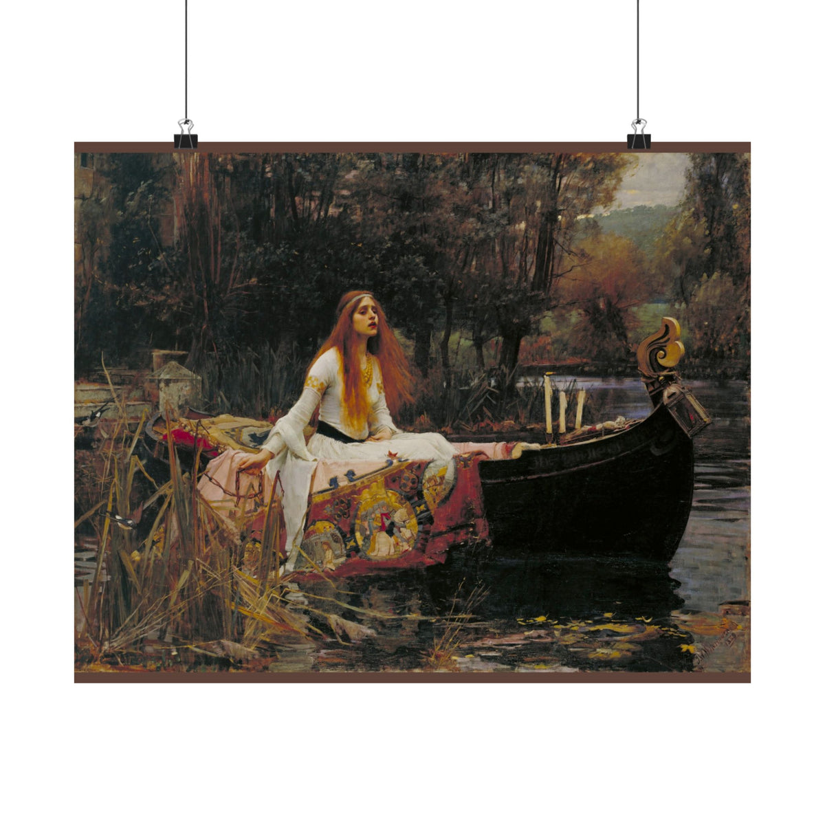 John William Waterhouse 'The Lady of Shalott' Poster