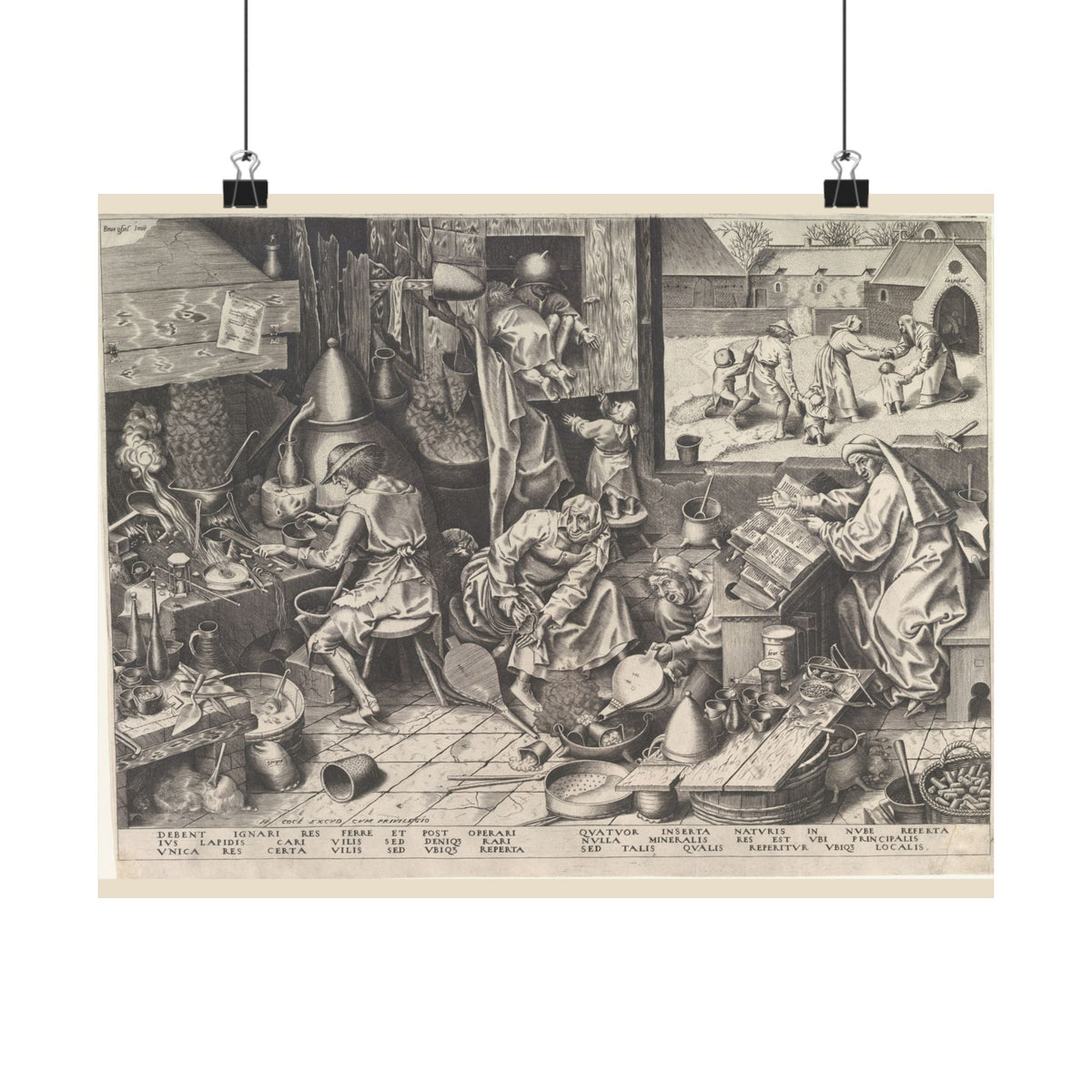 Pieter Bruegel the Elder 'The Alchemist' Poster