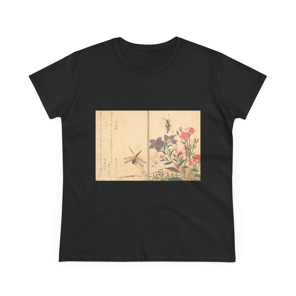 Red Dragonfly and Locust Tee